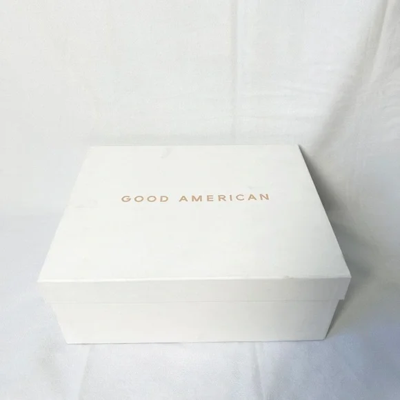 New Good American Terry Kickstand Mule Black Heels - Picture 4 of 9